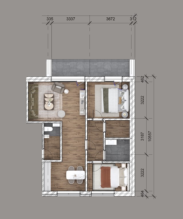mediumsize floorplan